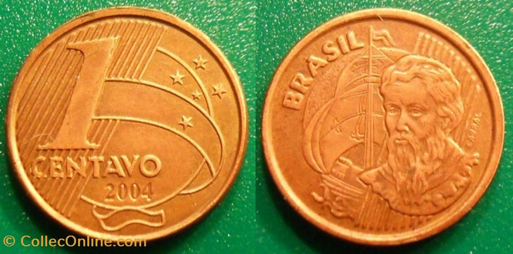 1 Centavo 2004 monnaie monde bresil 1 centavo 2004