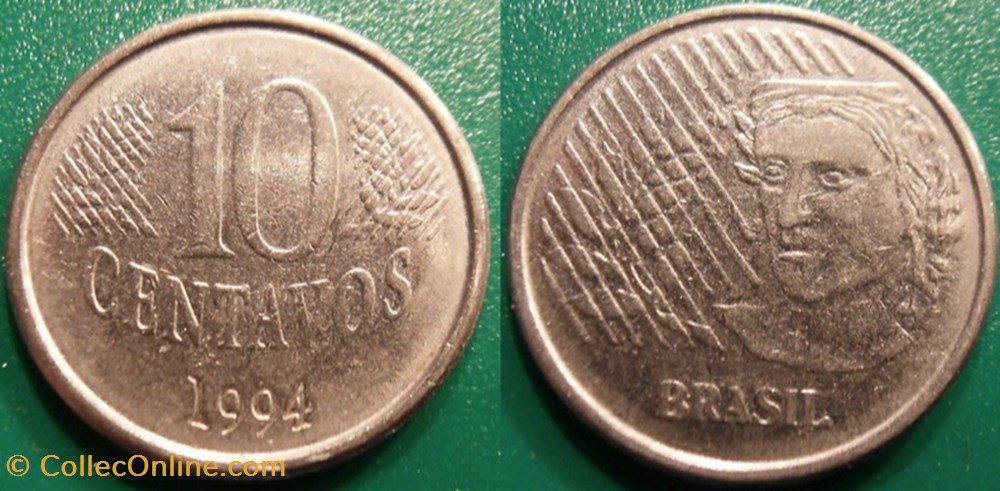 10 Centavos 1994 monnaie monde bresil 10 centavos 1994