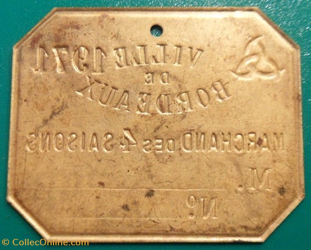 diver plaque de metier bordeaux marchand des 4 saisons 1971