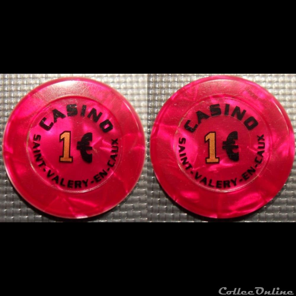 j- Jeton casino SAINT-VALERY-EN-CAUX monnaie mereaux j jeton casino saint valery en caux