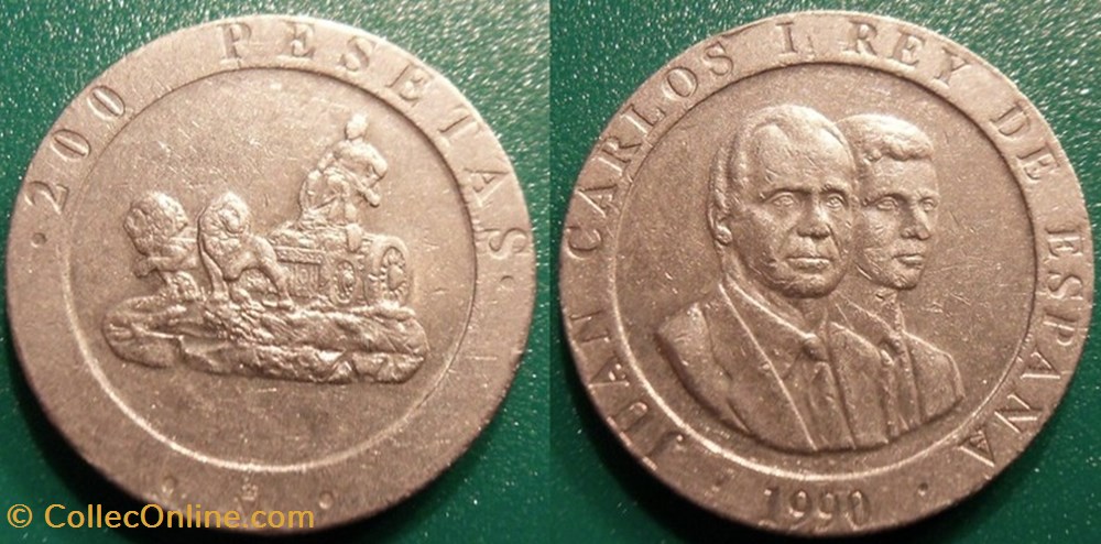 200 Pesetas 1990 Cybèle monnaie monde espagne 200 pesetas 1990 cybele