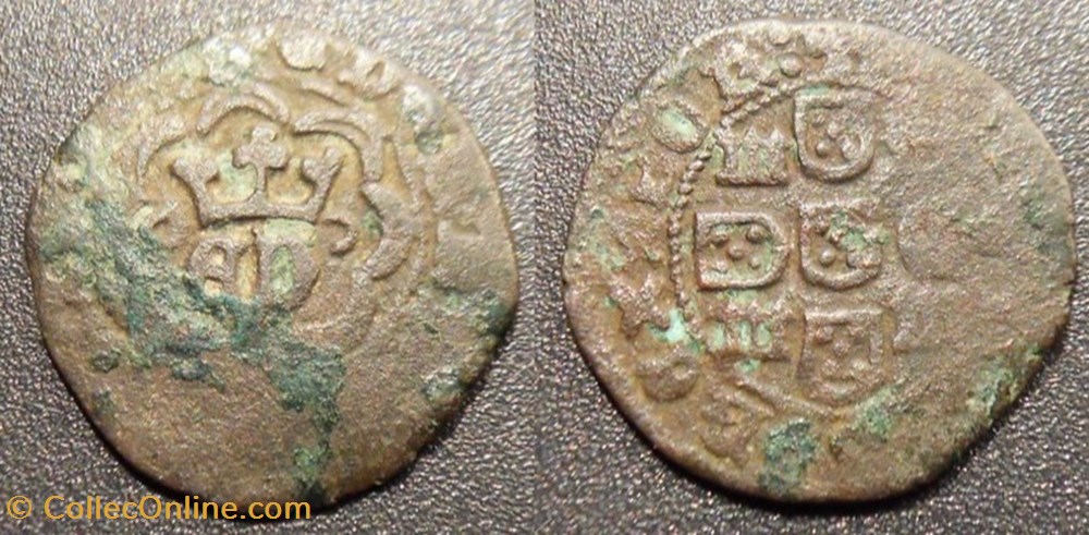 Portugal 1 Réal Préto 1433-1438 Duarte I monnaies monde portugal 1 real preto 1433 1438 duarte i
