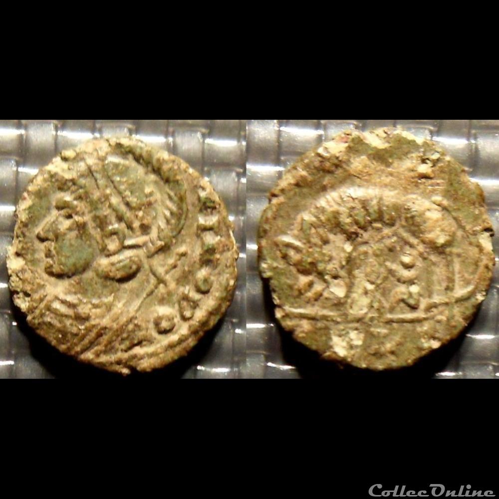 Kb2 CONSTANTINOPOLIS Lyon imitation monnaie antique romaine kb2 constantinopolis lyon imitation
