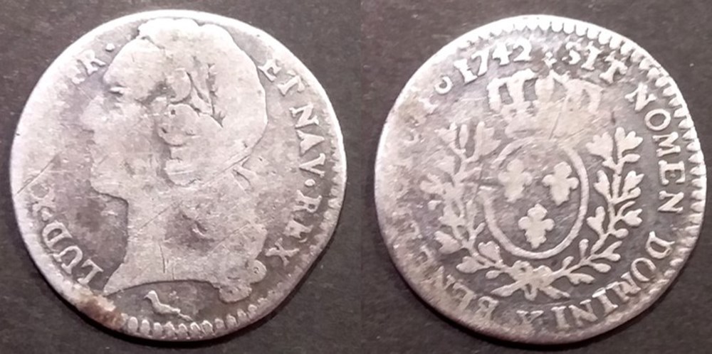 monnaies europe medievale france royales i11 louis xv 1 10 ecu dit au bandeau 1742 y bourges