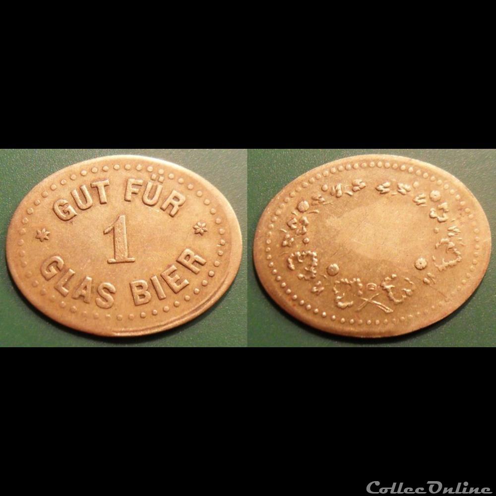 e- J etr Allemagne monnaie jeton mereaux e j etr allemagne