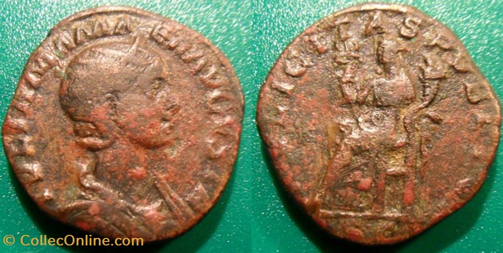 E- Les Sévères Julia Maméea monnaies antiques romaines republicaines imperiales e les severes julia mameea