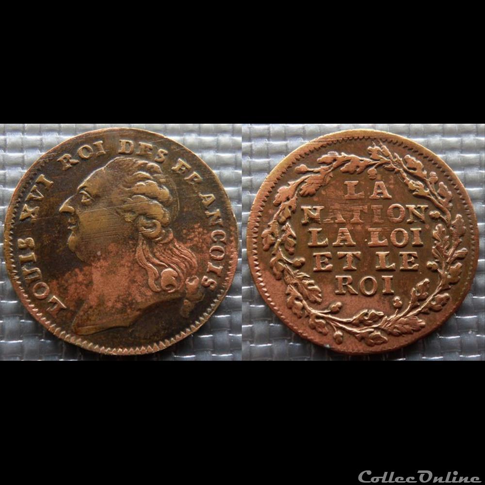 monnaie mereaux m jeton roy louis xvi