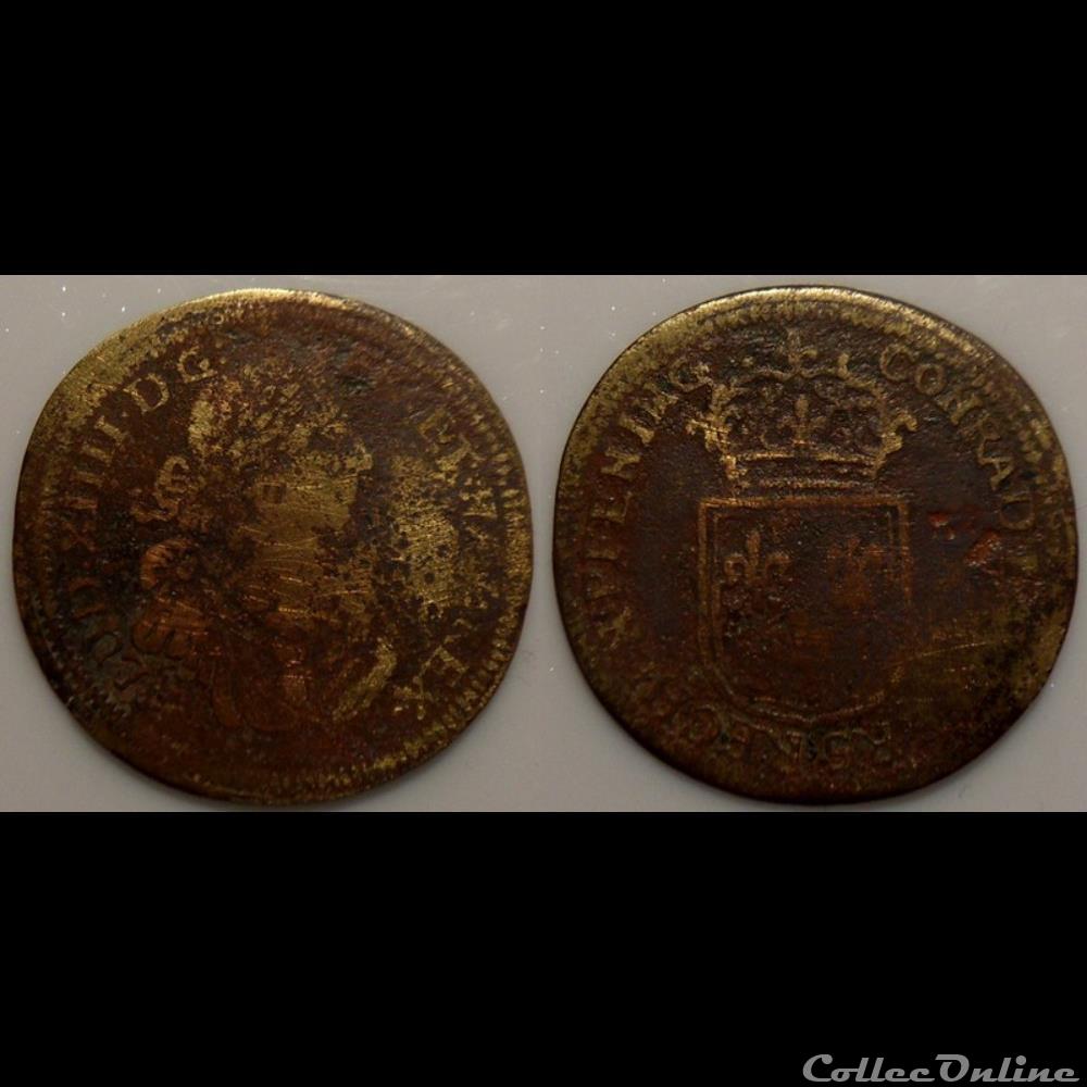 m- Jeton Roy Louis XIV monnaie mereaux m jeton roy louis xiv