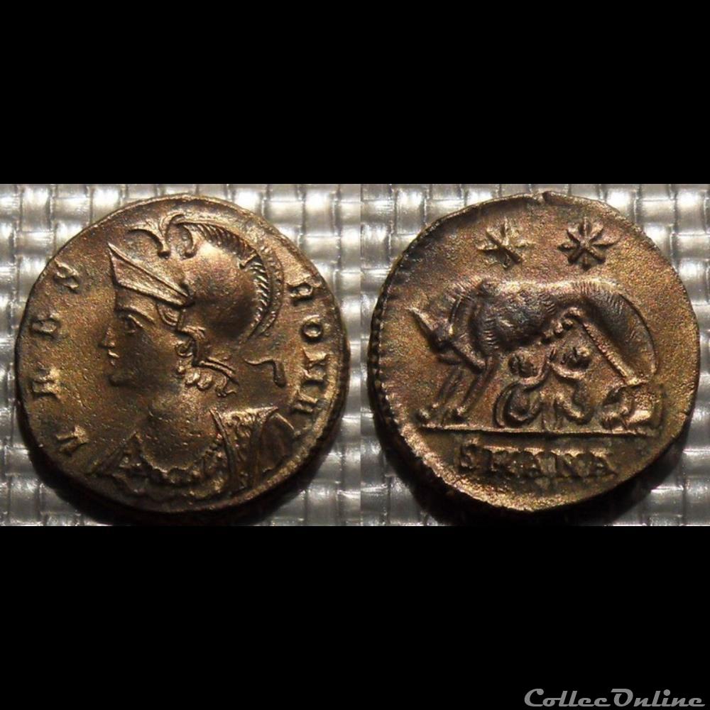 E3 VRBS ROMA Antioche monnaie antique romaine e3 vrbs roma antioche