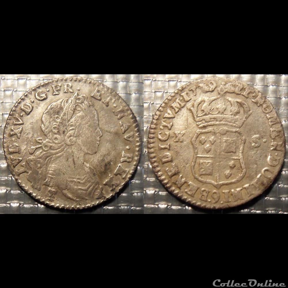 monnaies royales i1 louis xv 1 12 ecu ou x s de france navarre1719 9 rennes