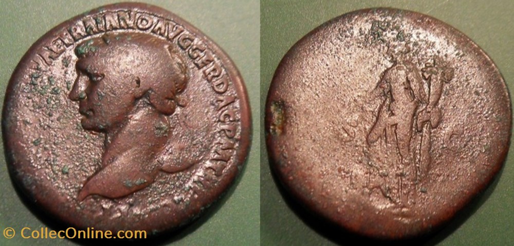 D- Les Antonins Trajan Sesterce monnaie antique av jc ap romaine republicaine imperiale d les antonins trajan sesterce