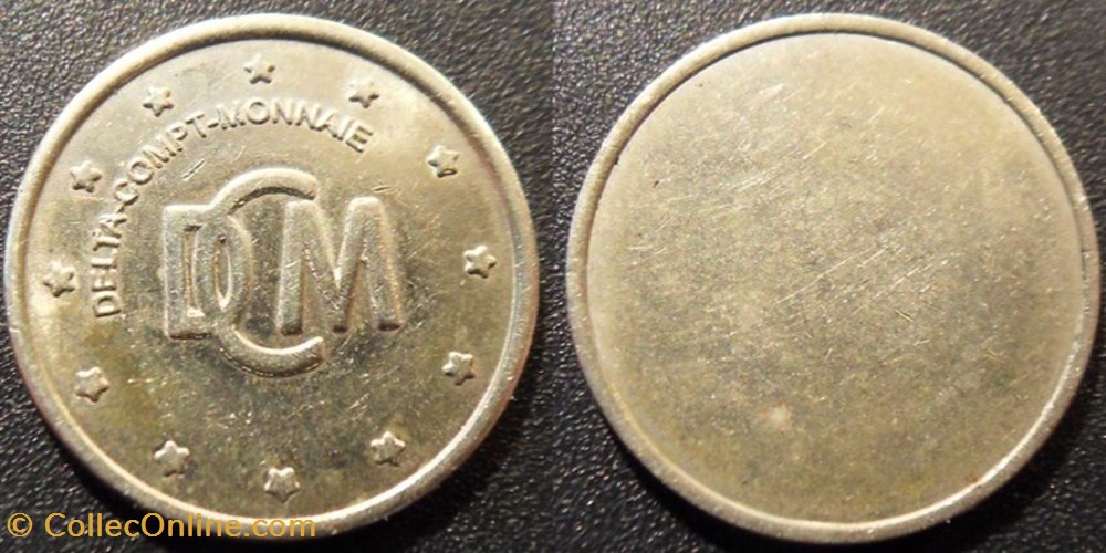 b- Jeton DCM Delta-Compt-Monnaie monnaies paranumismatique jetons poids b jeton dcm delta compt monnaie