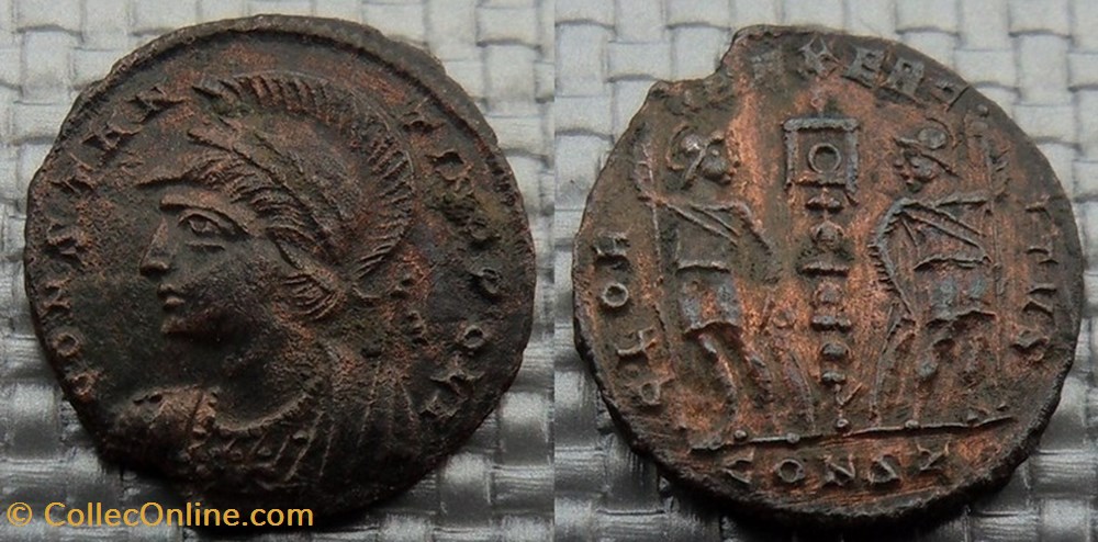 CONSTAN-TINOPOLI /soldats pour Constantinople monnaies antiques romaines republicaines imperiales constan tinopoli soldats pour constantinople
