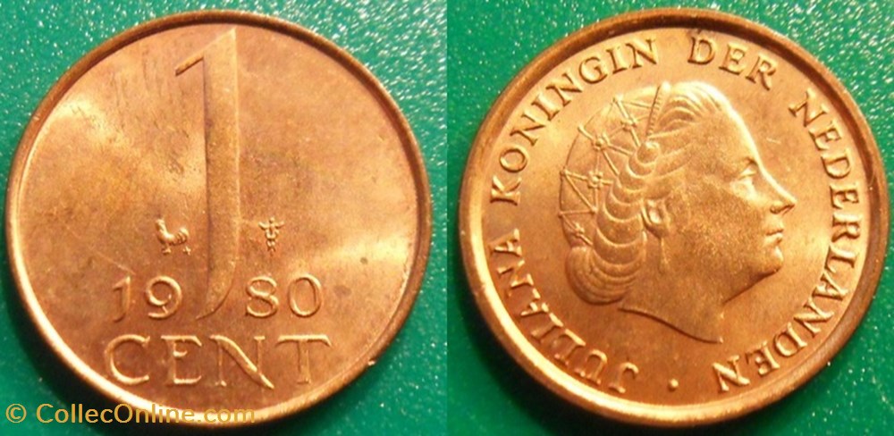 1 Cent 1980 monnaie monde pay ba 1 cent 1980