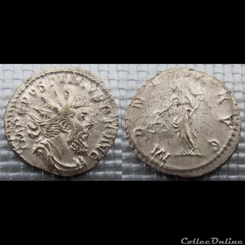 monnaie antique romaine ec5 postume