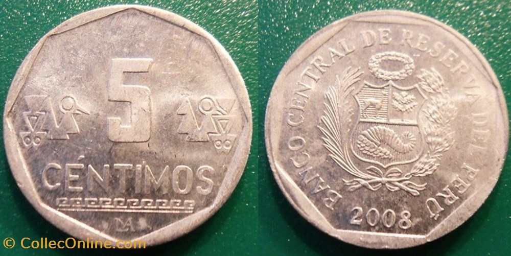 1 Centimo 2009 monnaie monde perou 1 centimo 2009