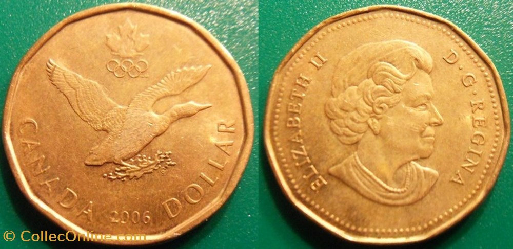 1 Dollar 2006 monnaie monde canadum 1 dollar 2006