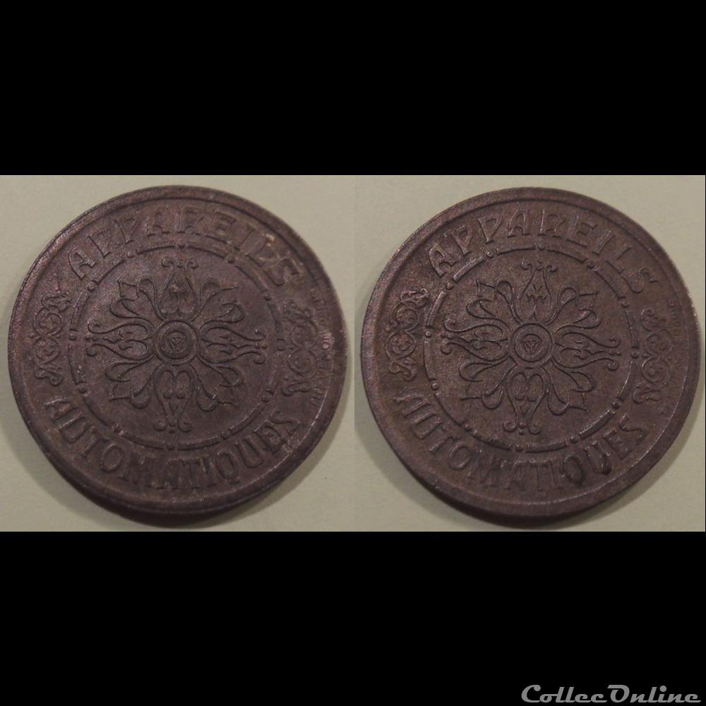 b- Jeton Appareils Automatiques monnaie mereaux b jeton appareils automatiques