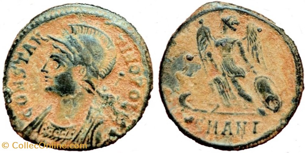 monnaies antiques romaines republicaines imperiales constantinopolis victoire pour antioche