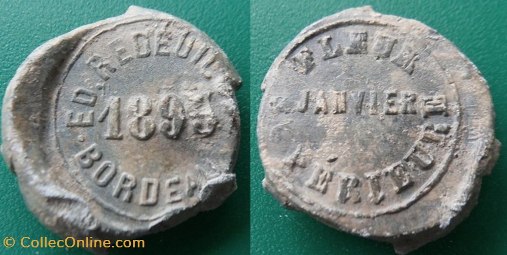 divers plomb de scelle ed redeuil bordeaux