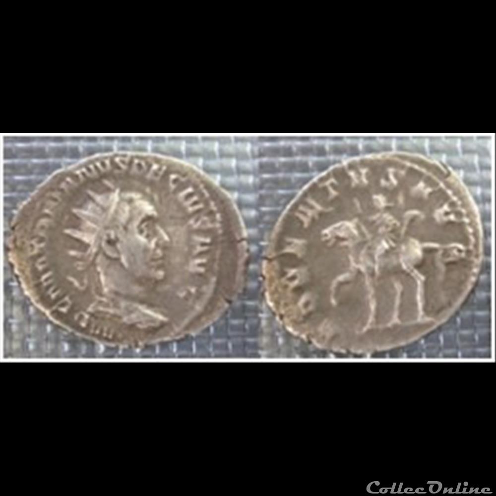 monnaie antique romaine ea9 anarchie militaire trajan dece