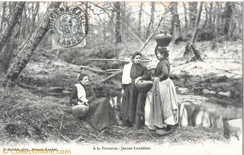 Carte Postale (40) Landes divers carte postale 40 landes