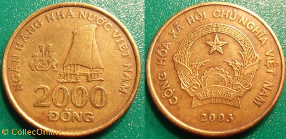 2000 Dong 2003 monnaie monde viet nam 2000 dong 2003