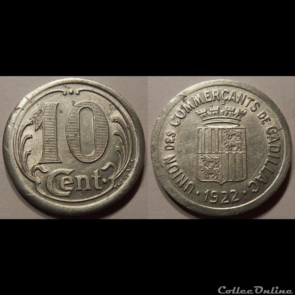p- MN Cadillac 10 C. 1922 Al Elie:10.2 monnaies paranumismatique jetons poids p mn cadillac 10 c 1922 al elie 10 2