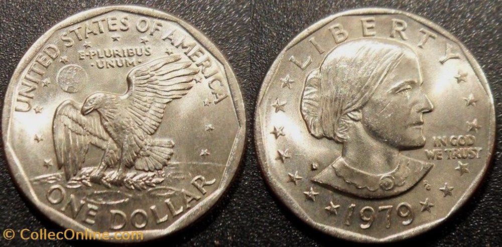 1 dollar Suzan B. Anthony 1979 D monnaies monde etats unis 1 dollar suzan b anthony 1979 d