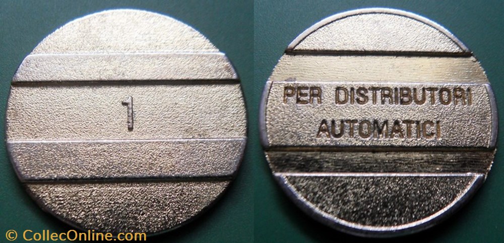 e- J etr Italie Per Distributori Automatici /1 monnaie jeton mereaux e j etr italie per distributori automatici 1