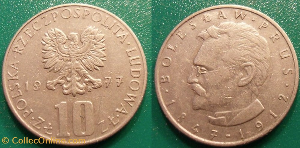 10 Zlotych 1959 monnaie monde pologne 10 zlotych 1959