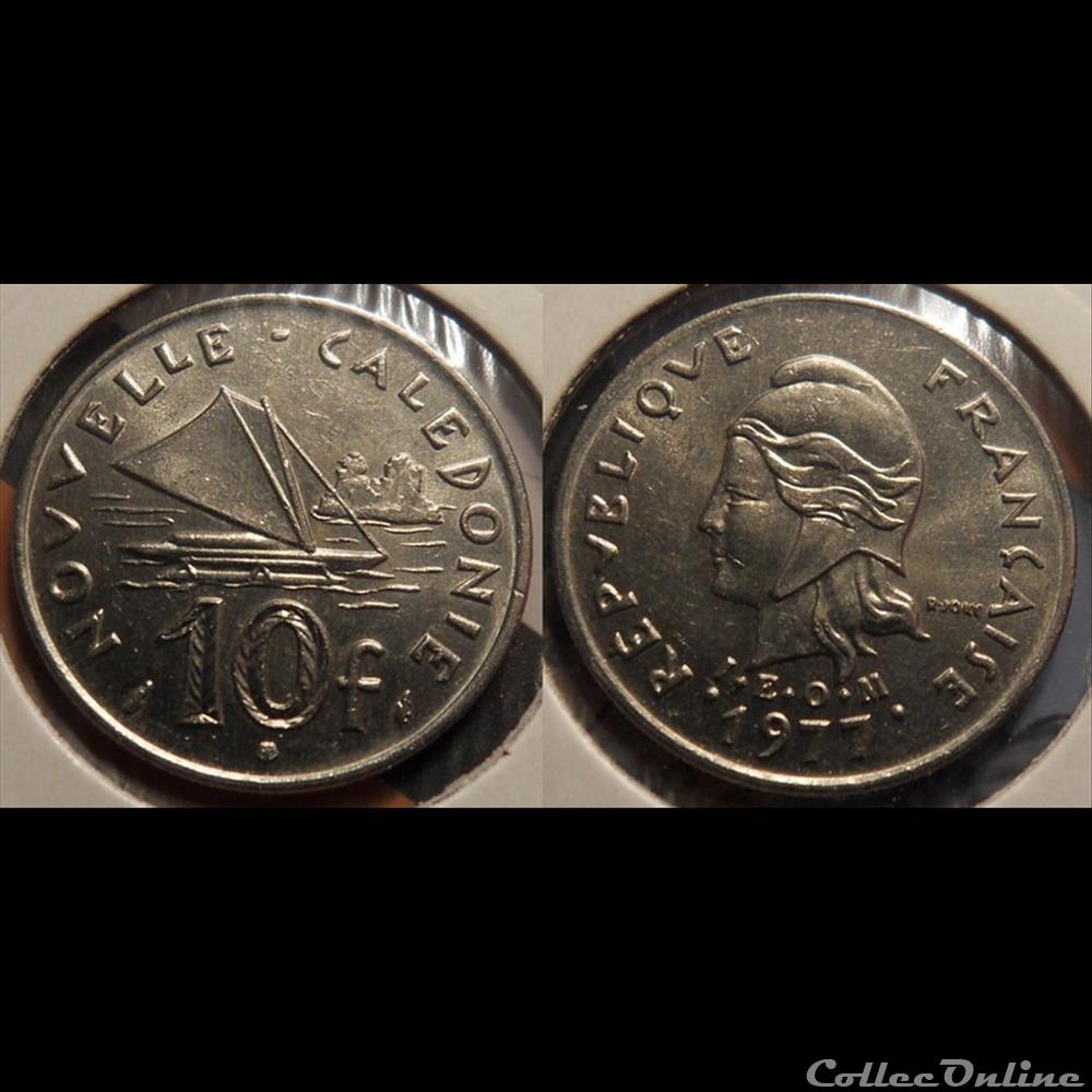 Nouvelle Calédonie 10 Francs 1977 IEOM monnaie france colony nouvelle caledonie 10 francs 1977 ieom