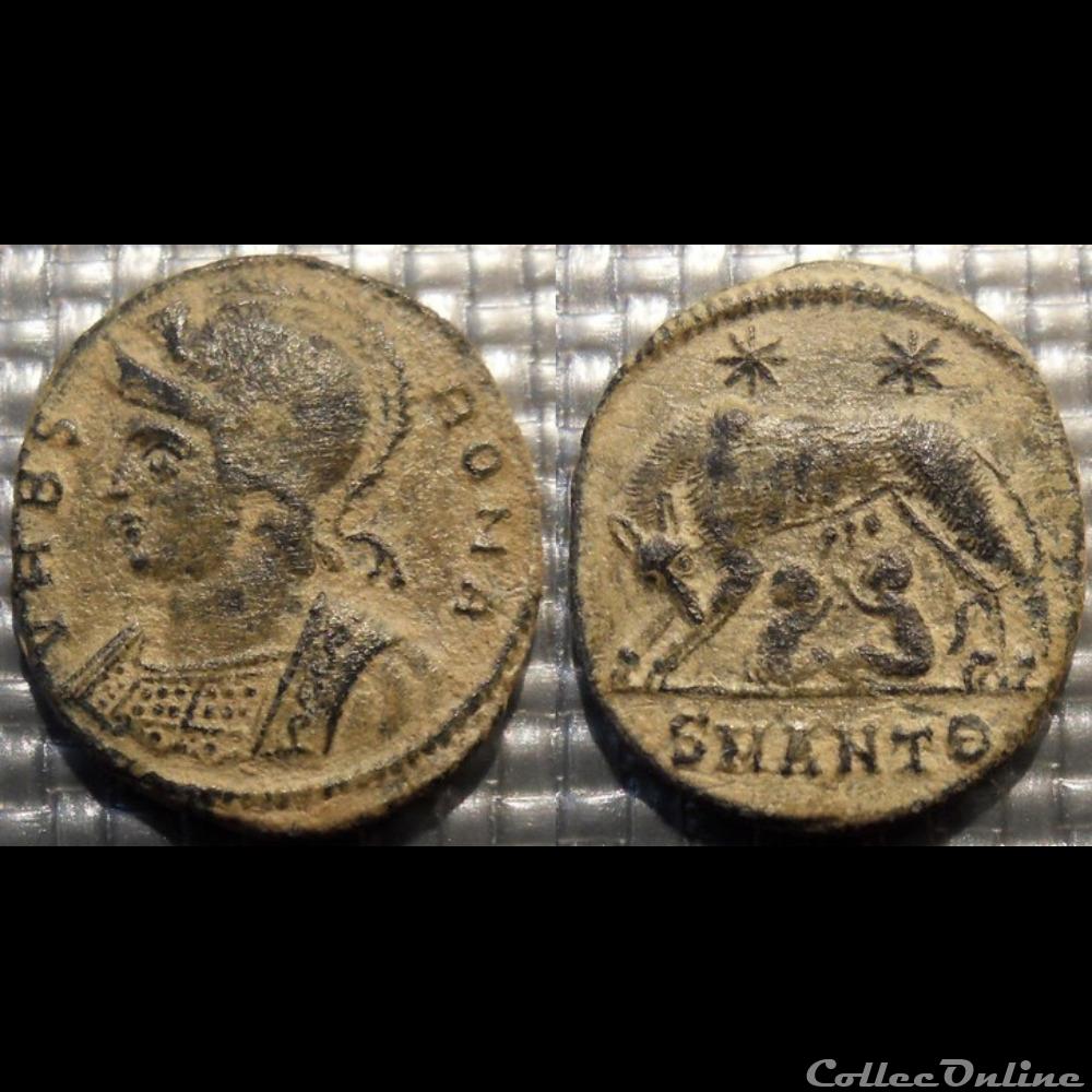 monnaie antique romaine e11 vrbs roma antioche