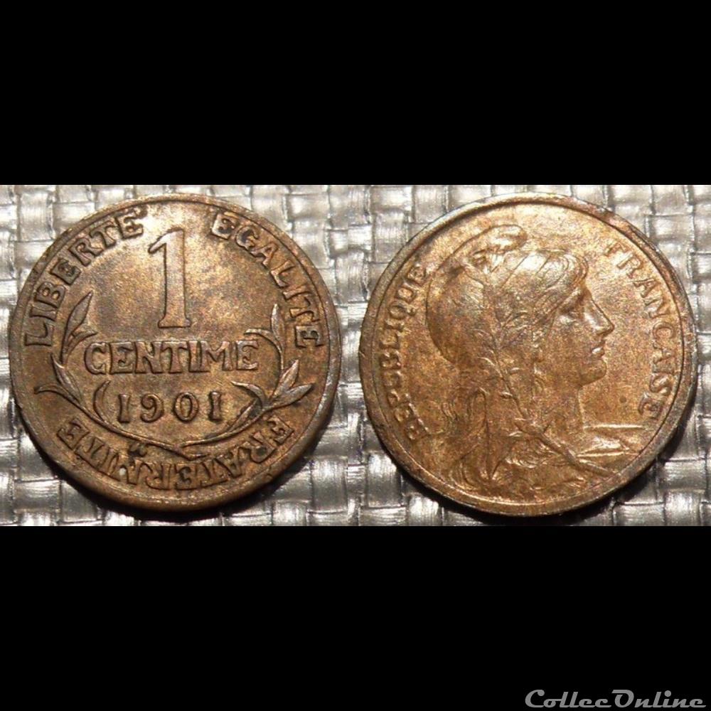 Aa 1 centime Dupuis 1901 monnaie france moderne aa 1 centime dupuis 1901