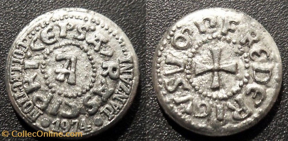 monnaies paranumismatique jetons poids v jeton panzani 1974 denier de la principaute orange