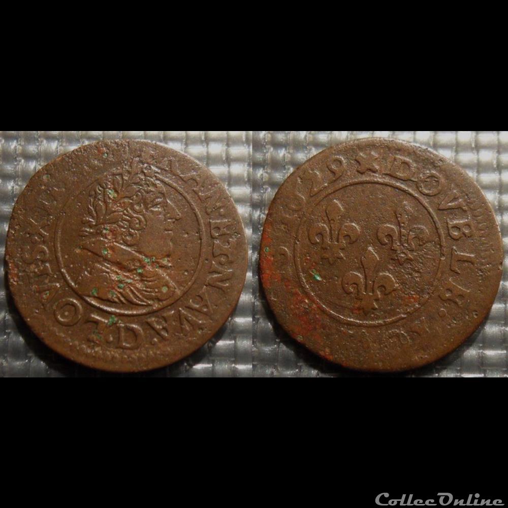 G1 Louis XIII Lyon 1629 monnaies france a royales g1 louis xiii lyon 1629