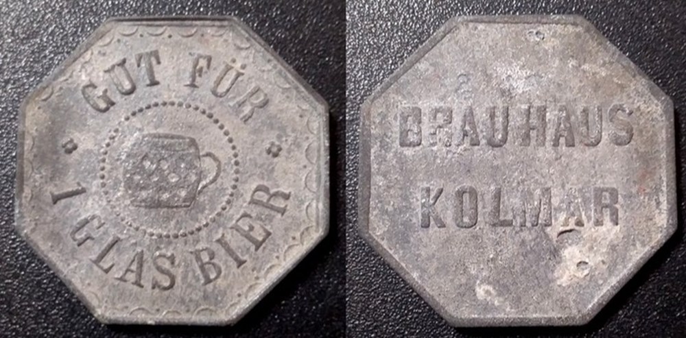 e- J etr Allemagne Gut Für 1 Glas Bier monnaies paranumismatique jetons poids e j etr allemagne gut fur 1 glas bier