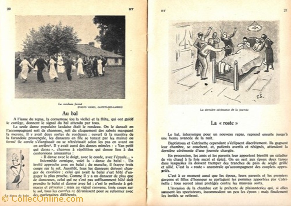 divers landes une noce landaise en 1890