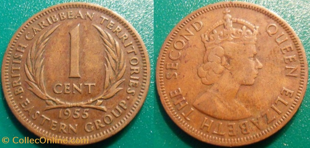 monnaie monde 1 cent 1955
