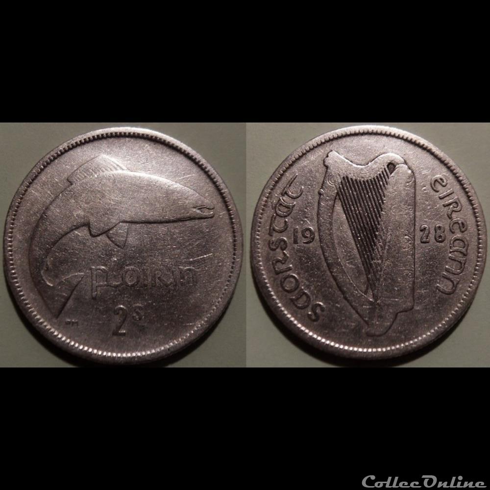 monnaie france moderne irlande 1 florin 1928