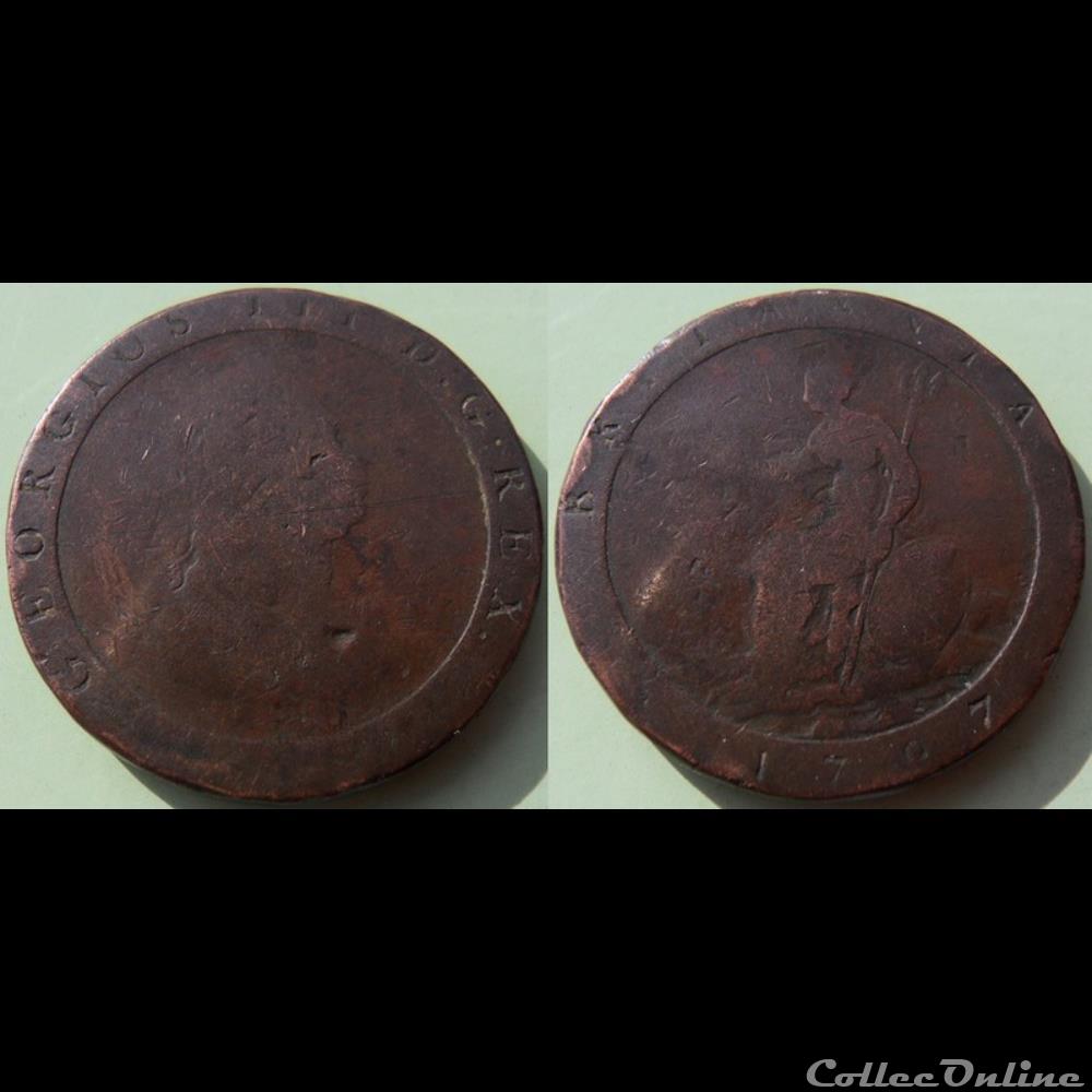 Grande Bretagne one Penny 1797 monnaie monde grande bretagne one penny 1797