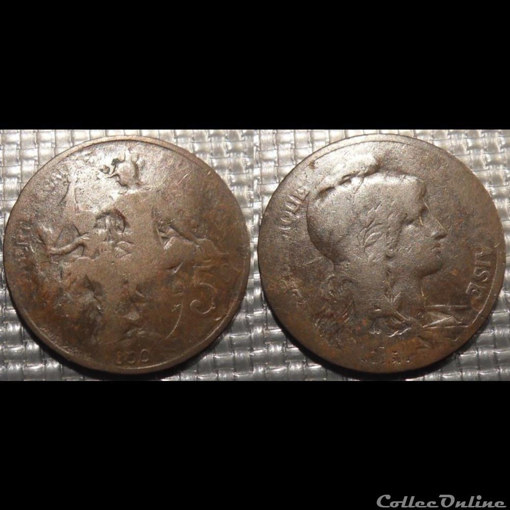 monnaie france moderne ca 5 centimes dupuis 1899