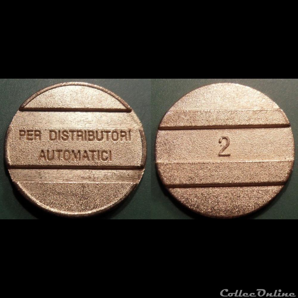 e- J etr Italie Per Distributori Automatici /2 monnaie jeton mereaux e j etr italie per distributori automatici 2