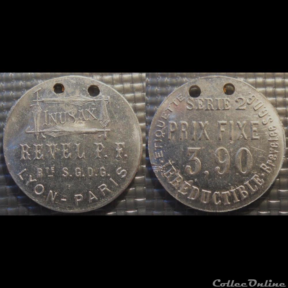b- jeton LYON-PARIS série 2 prix fixe 3.90 monnaies jetons mereaux b jeton lyon paris serie 2 prix fixe 3 90
