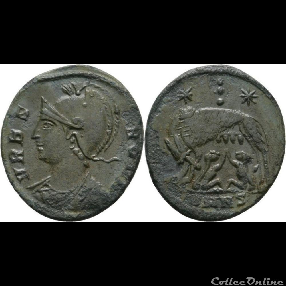 monnaie antique romaine l21 vrbs roma nicomedie