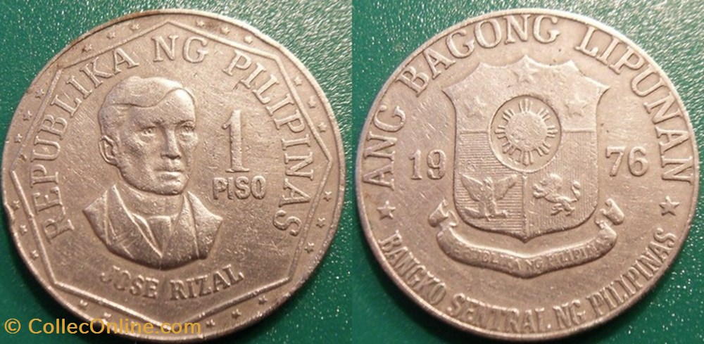 1 Piso 1976 monnaie monde philippine 1 piso 1976