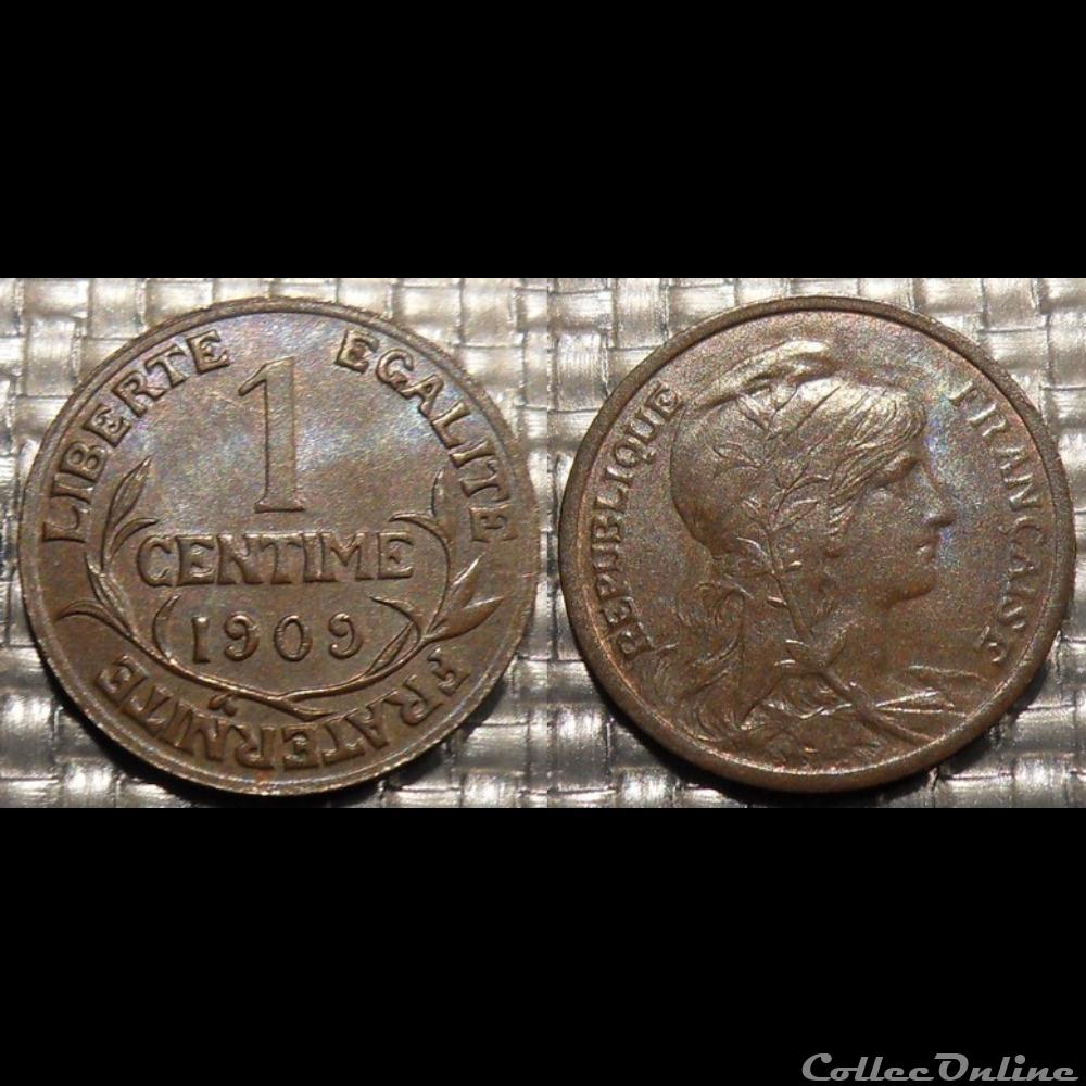 Aa 1 centime Dupuis 1909 monnaie france moderne aa 1 centime dupuis 1909