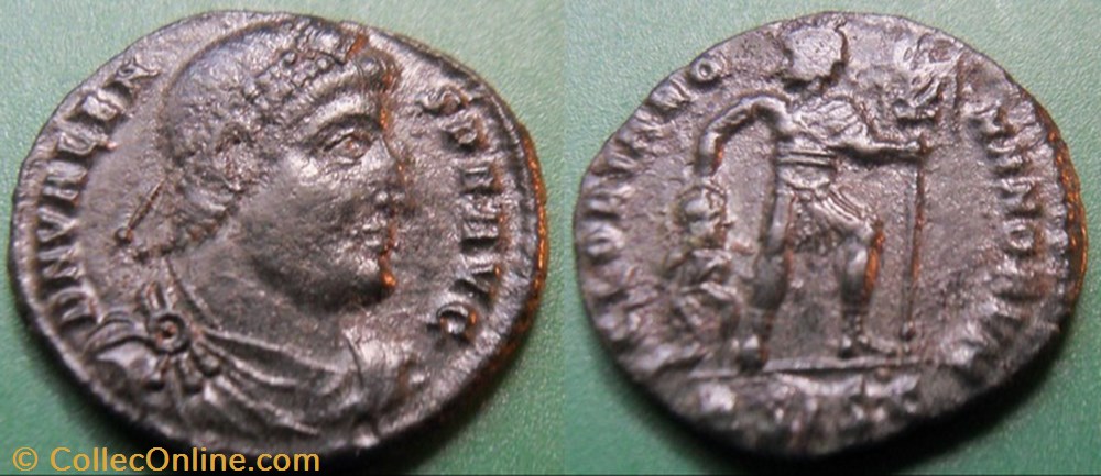 monnaie antique av jc ap romaine republicaine imperiale g le bas empire valens nummus