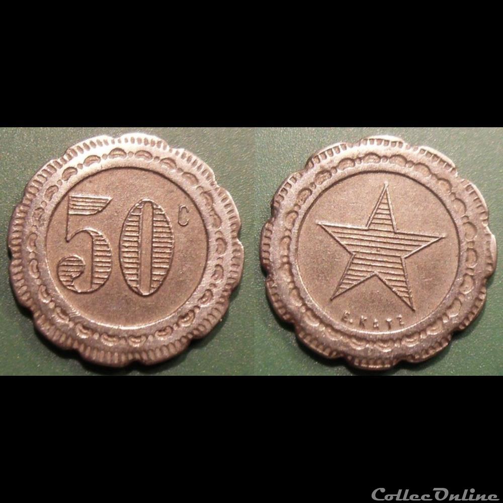 f- Jeton à consommer 50 C. f jeton a consommer 50 c