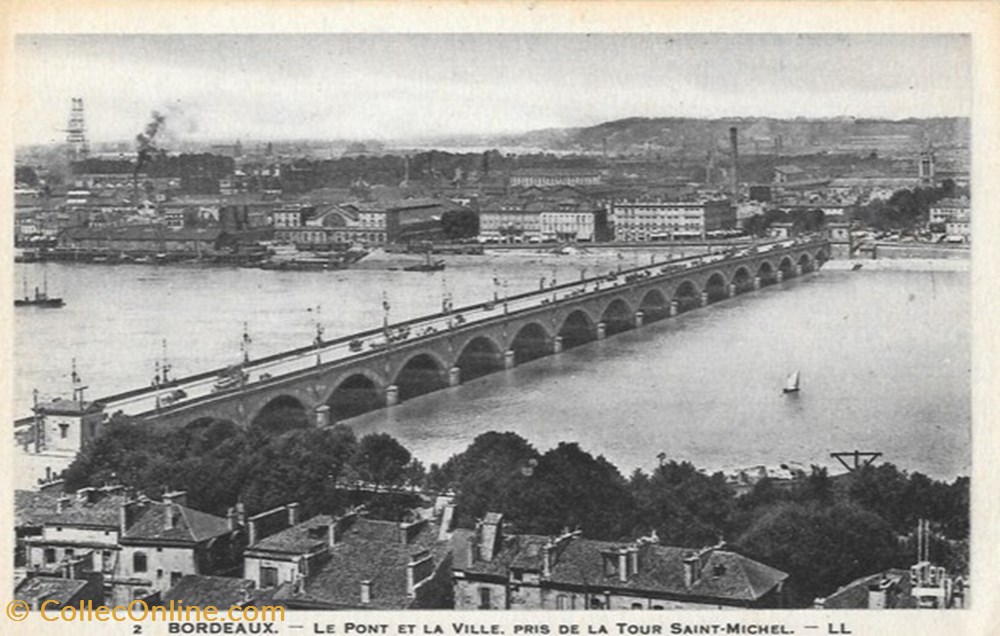 Gironde - Bordeaux - Le Pont de Pierre cartes postales europe france gironde bordeaux le pont de pierre